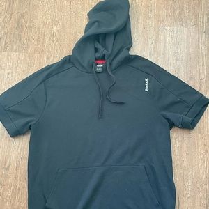 Reebok short sleeve hoodie large